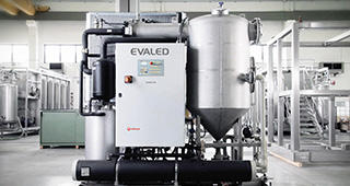 View of an evaporator Evaled PCF